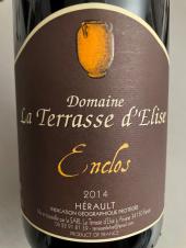 PAYS DE L'HERAULT Cuvée Enclos du Domaine La Terrasse d'Elise