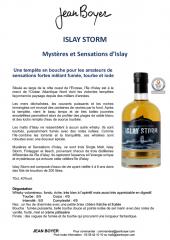 ISLAY STORM Single Malt Jean Boyer 40°