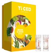 COFFRET CADEAU TI CED' + 2 VERRES