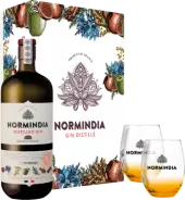 GIN NORMINDIA COFFRET 2 VERRES