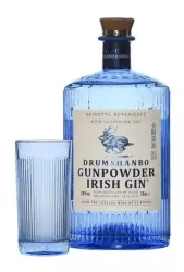 DRUMSHANBO GUNPOWDER Irish Gin Coffret 1 verre