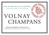 VOLNAY Les Champans Domaine Marquis d'Angerville